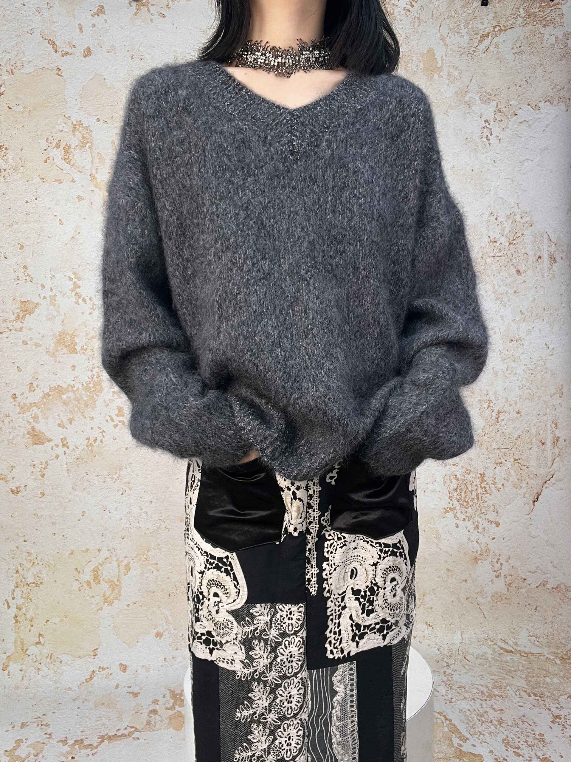 ANTIMOON_Cloud_Soft_Brushed_Fleck_Oversized_Women's_All_Wool_Pullover_Sweaters_987838021797_MISSTT