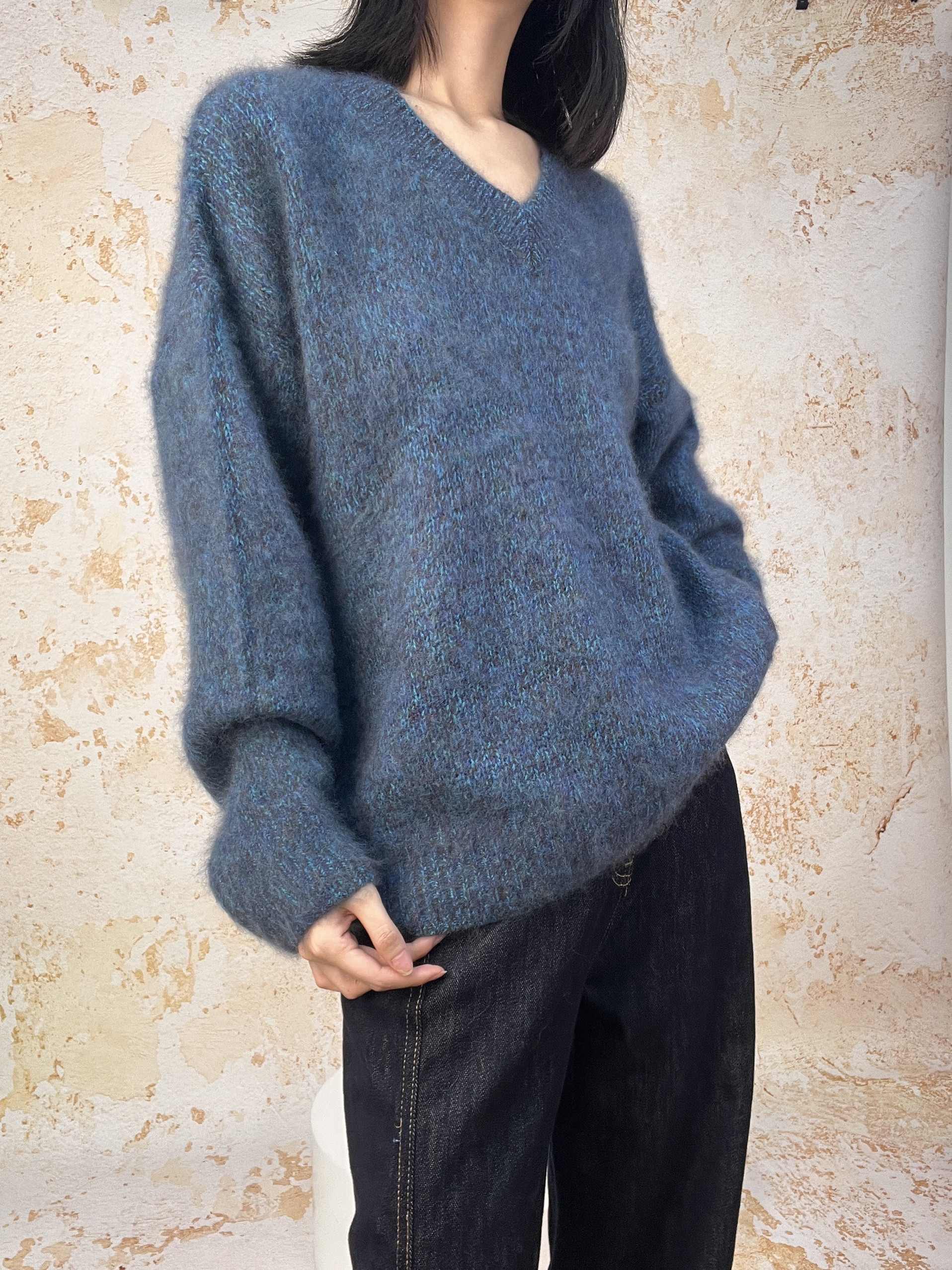 ANTIMOON_Cloud_Soft_Brushed_Fleck_Oversized_Women's_All_Wool_Pullover_Sweaters_987838021797_MISSTT