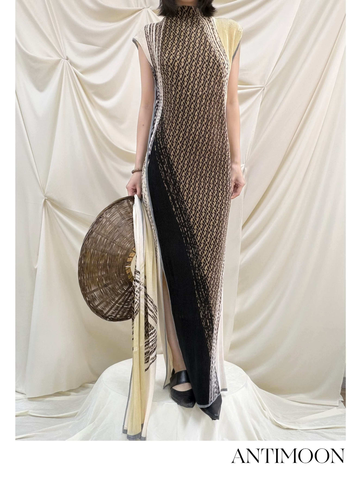 ANTIMOON_Geometric_Print_Ruched_Retro_Women's_Polyester_Bodycon_Maxi_Dresses_1071046173427_MISSTT