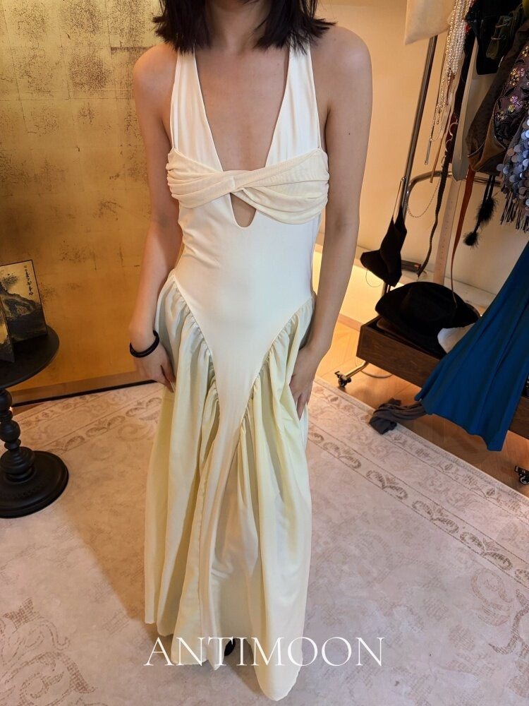 ANTIMOON_Grecian_Bustier_V-neck_Women's_Polyester_Halter_Maxi_Dresses_1049195968901_MISSTT