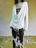 ANTIMOON_Greek_Statue_Print_Draped_Neckline_Pleated_Loose_Women's_Long_Sleeve_T-shirts_980110127956_MISSTT