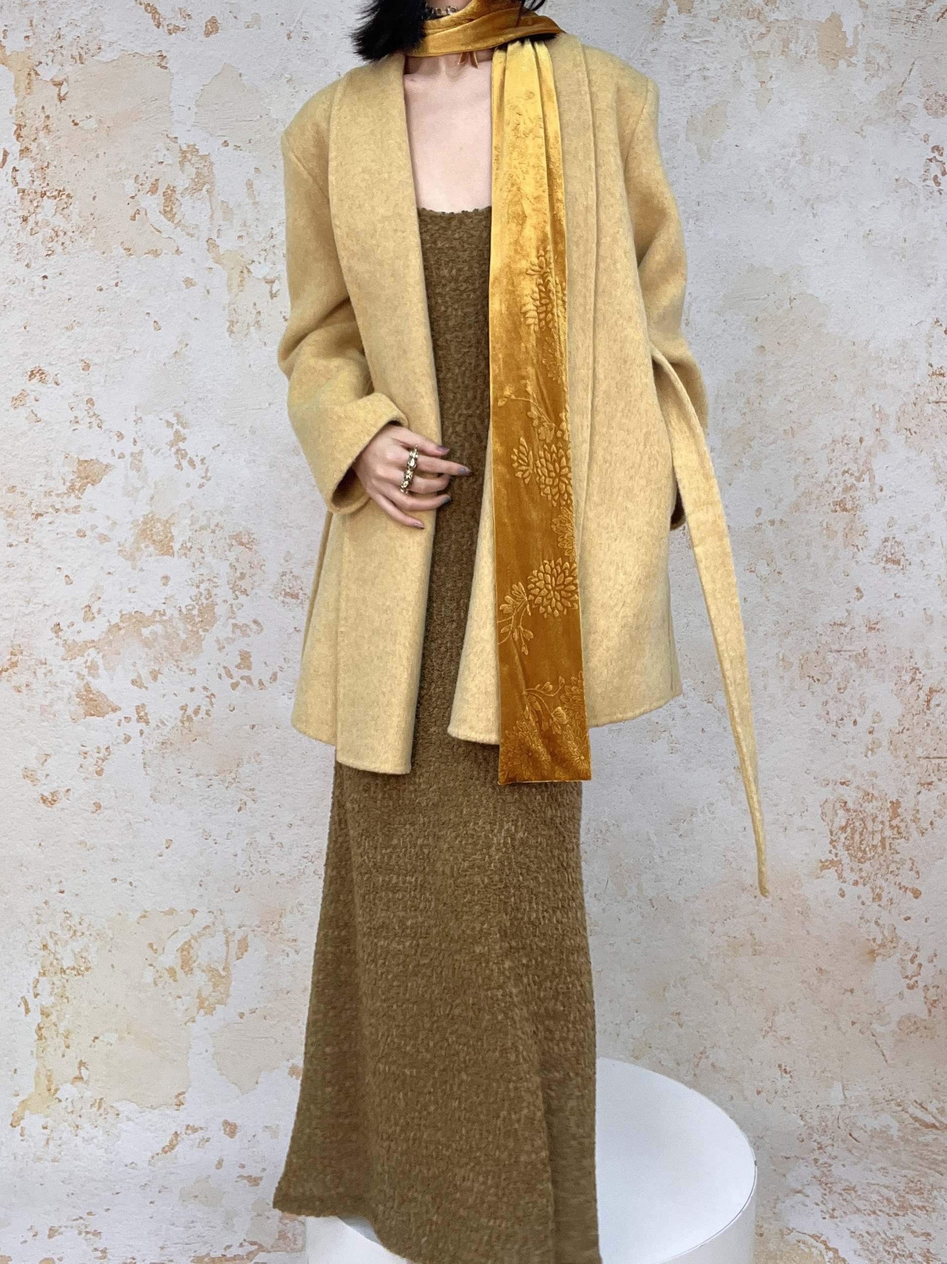 ANTIMOON_Handmade_Doubleface_Tie_Waist_Embossed_Padded_Shoulders_Women's_Wool_Long_Coats_988522532538_MISSTT