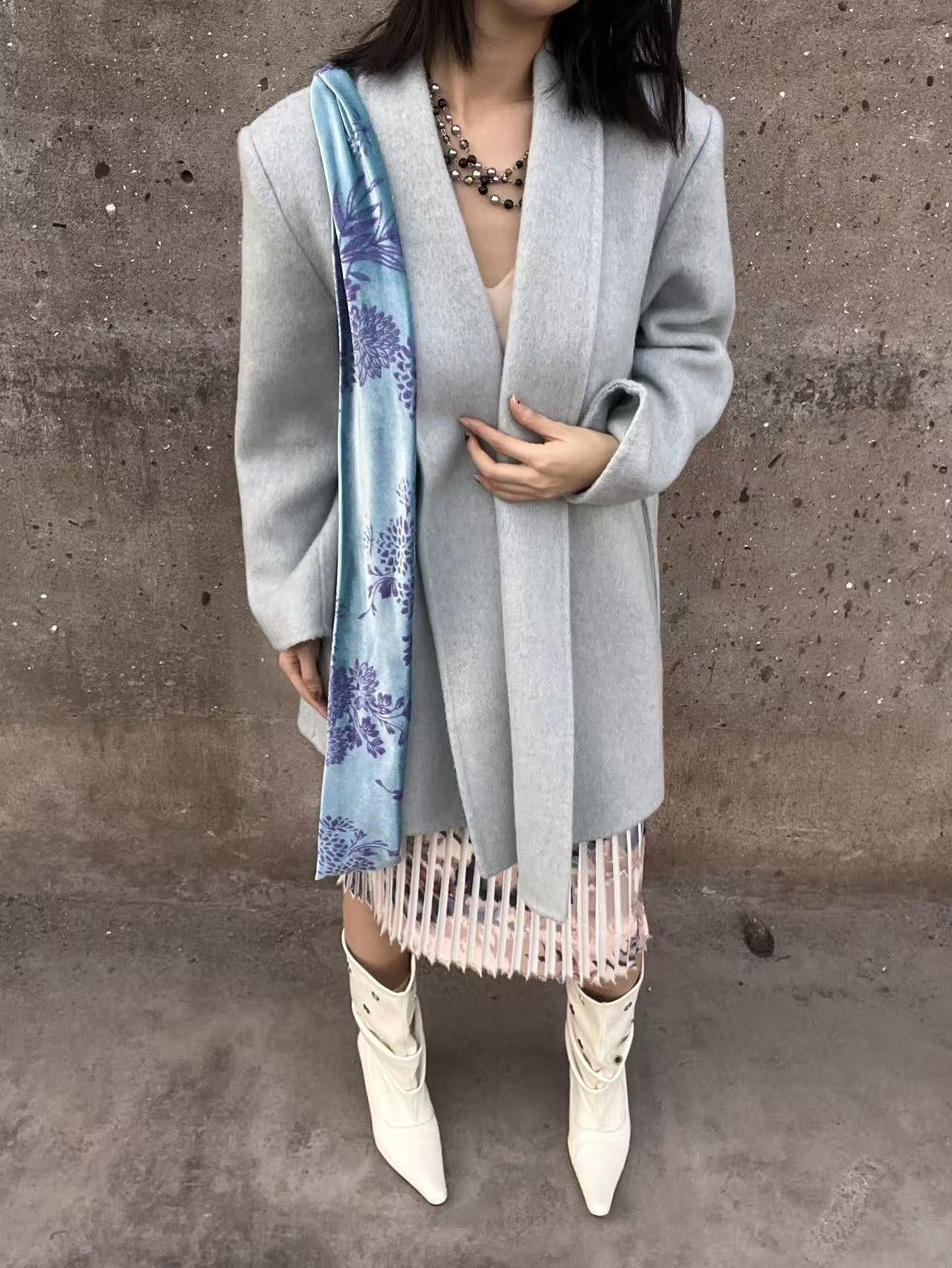 ANTIMOON_Handmade_Doubleface_Tie_Waist_Embossed_Padded_Shoulders_Women's_Wool_Long_Coats_988522532538_MISSTT