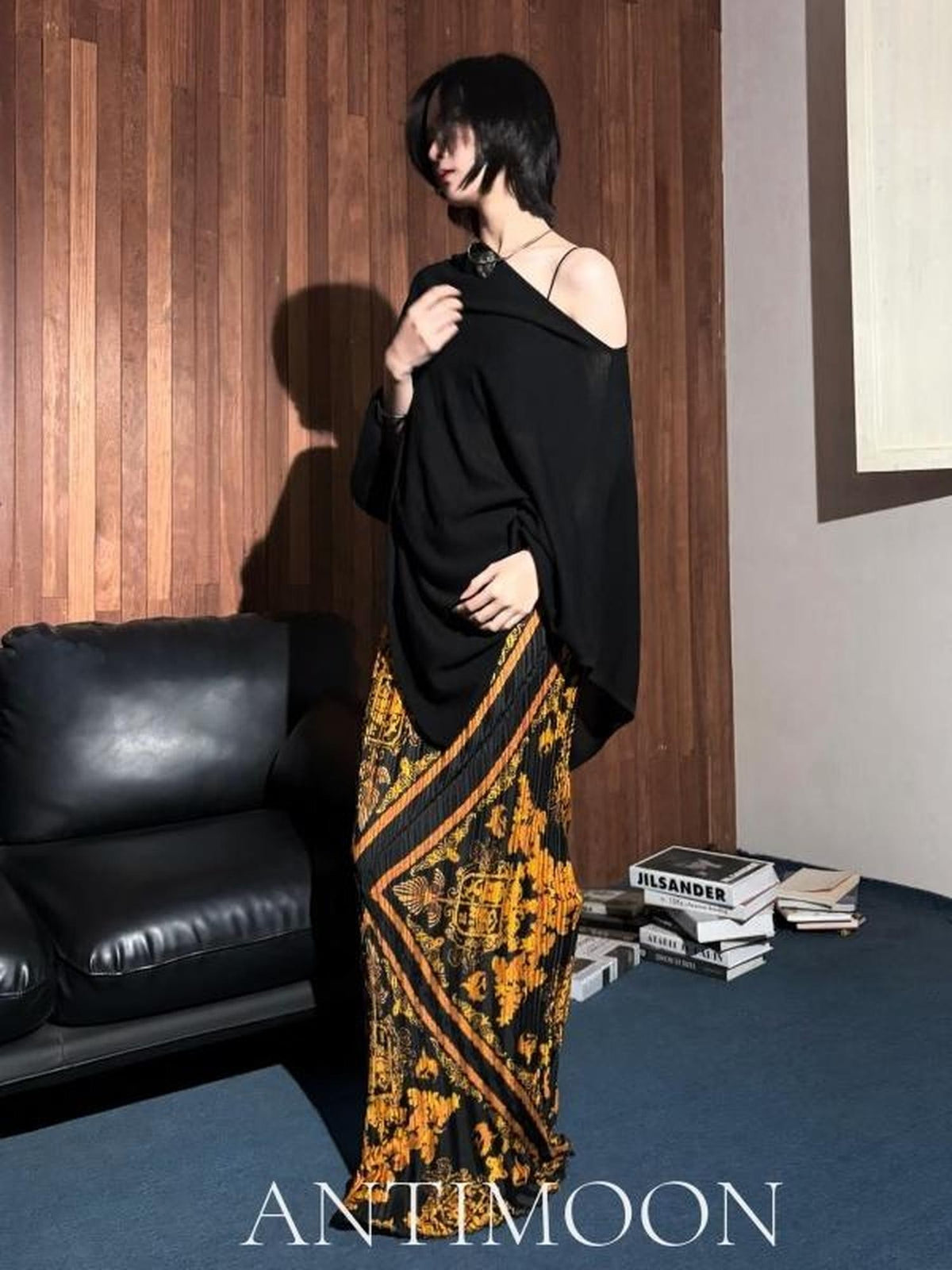 ANTIMOON Irregular Knit Lightweight Lyocell Women's Scarves & Shawls