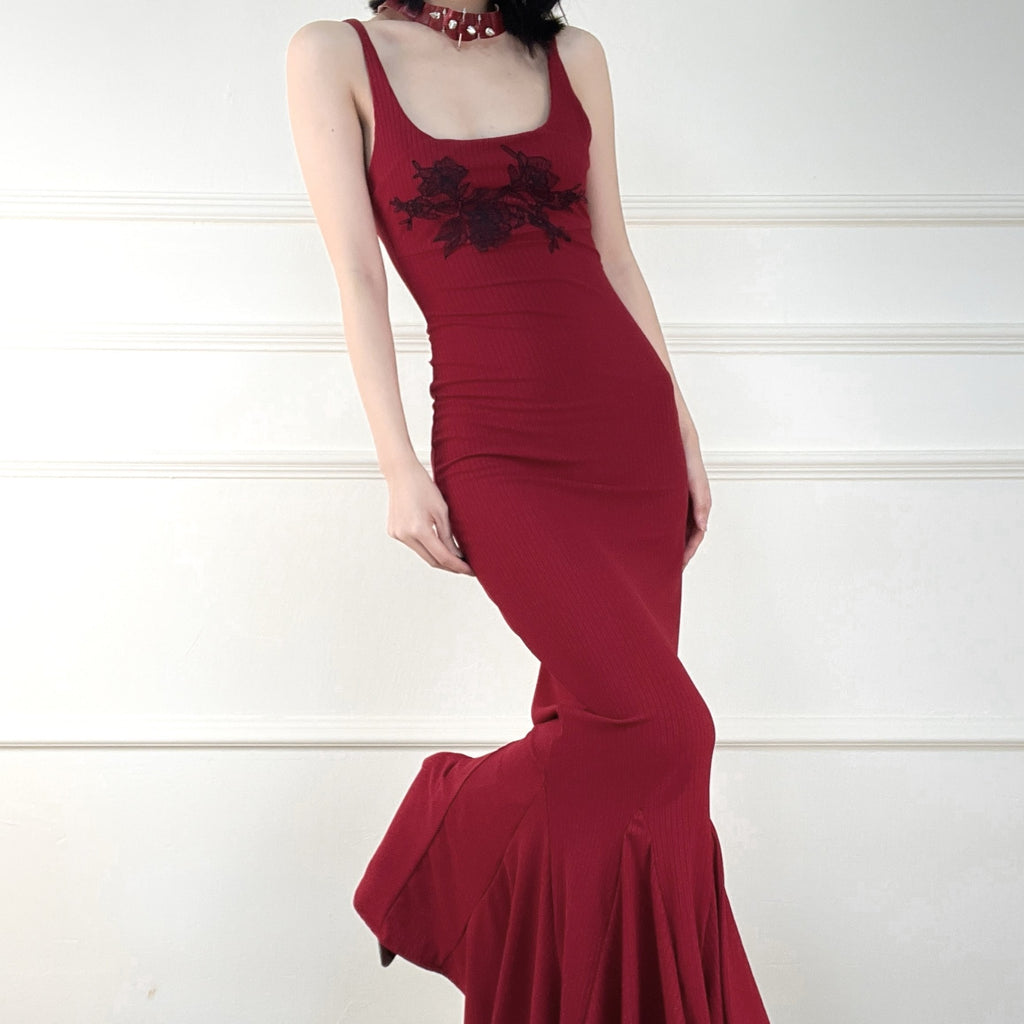 ANTIMOON_Lace_Floral_Mermaid_Slim_Fit_Women's_Polyester_Bodycon_Maxi_Dresses_1028605229533_MISSTT