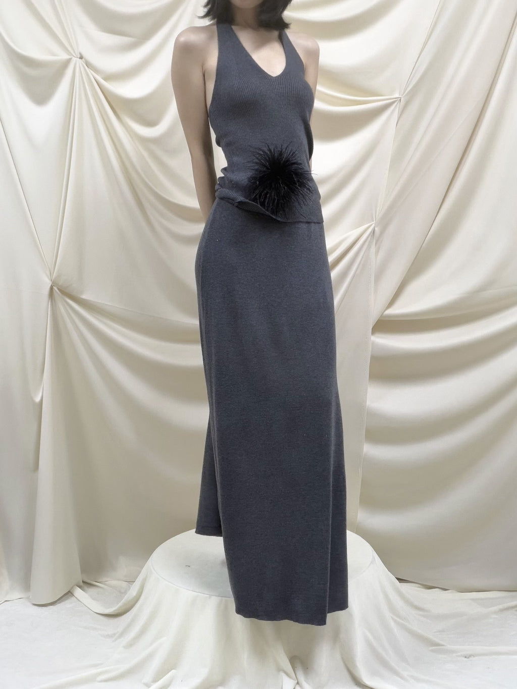 ANTIMOON_Lazy_Slouchy_Ostrich_Feather_Knit_Loose_Soft_Women's_Matching_Skirt_Sets_1074124862597_MISSTT