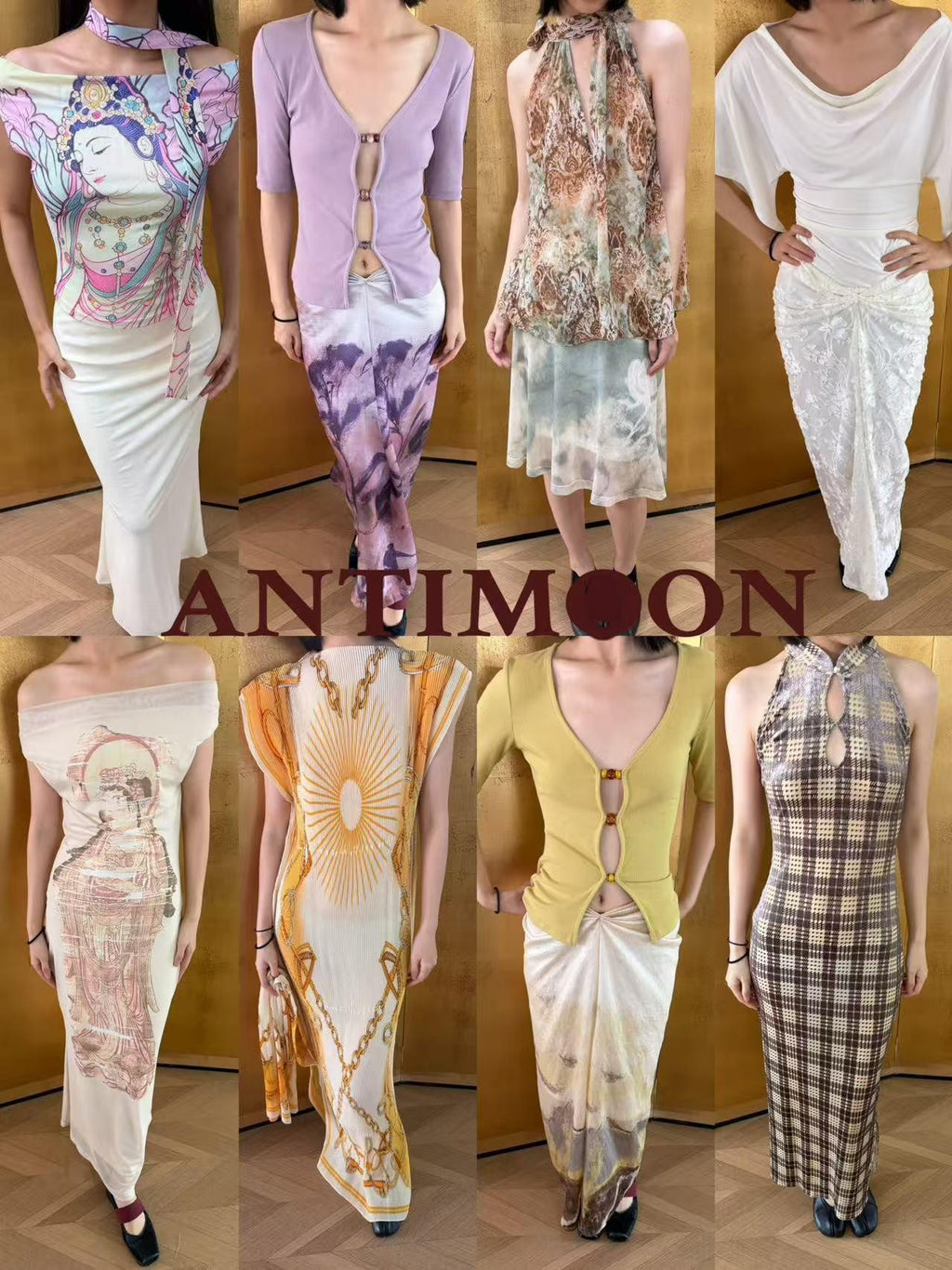 ANTIMOON One Shoulder Waist Cinched Polyester Women's Tank Tops