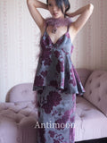 ANTIMOON_Purple_Jacquard_New_Chinese_V-neck_Women's_Viscose_Blend_Slip_Maxi_Dresses_1037056950208_MISSTT