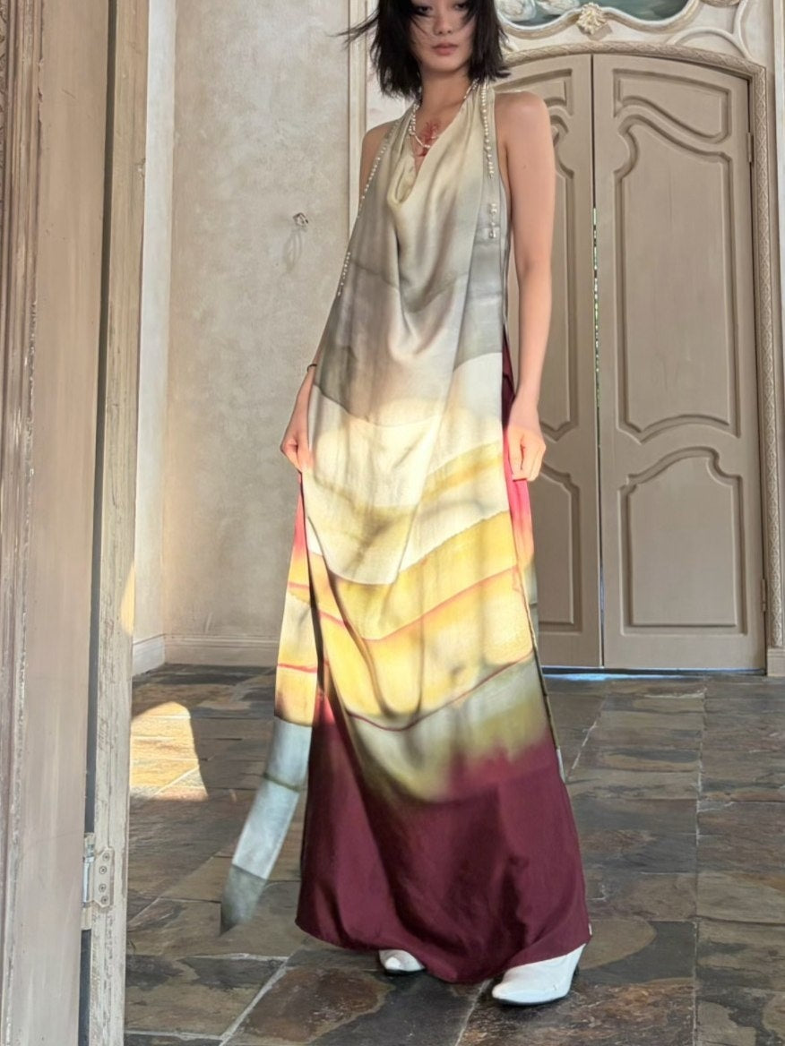 ANTIMOON_Satin_Gradient_Print_Halter_Women's_Viscose_Boho_Maxi_Dresses_1054513604918_MISSTT