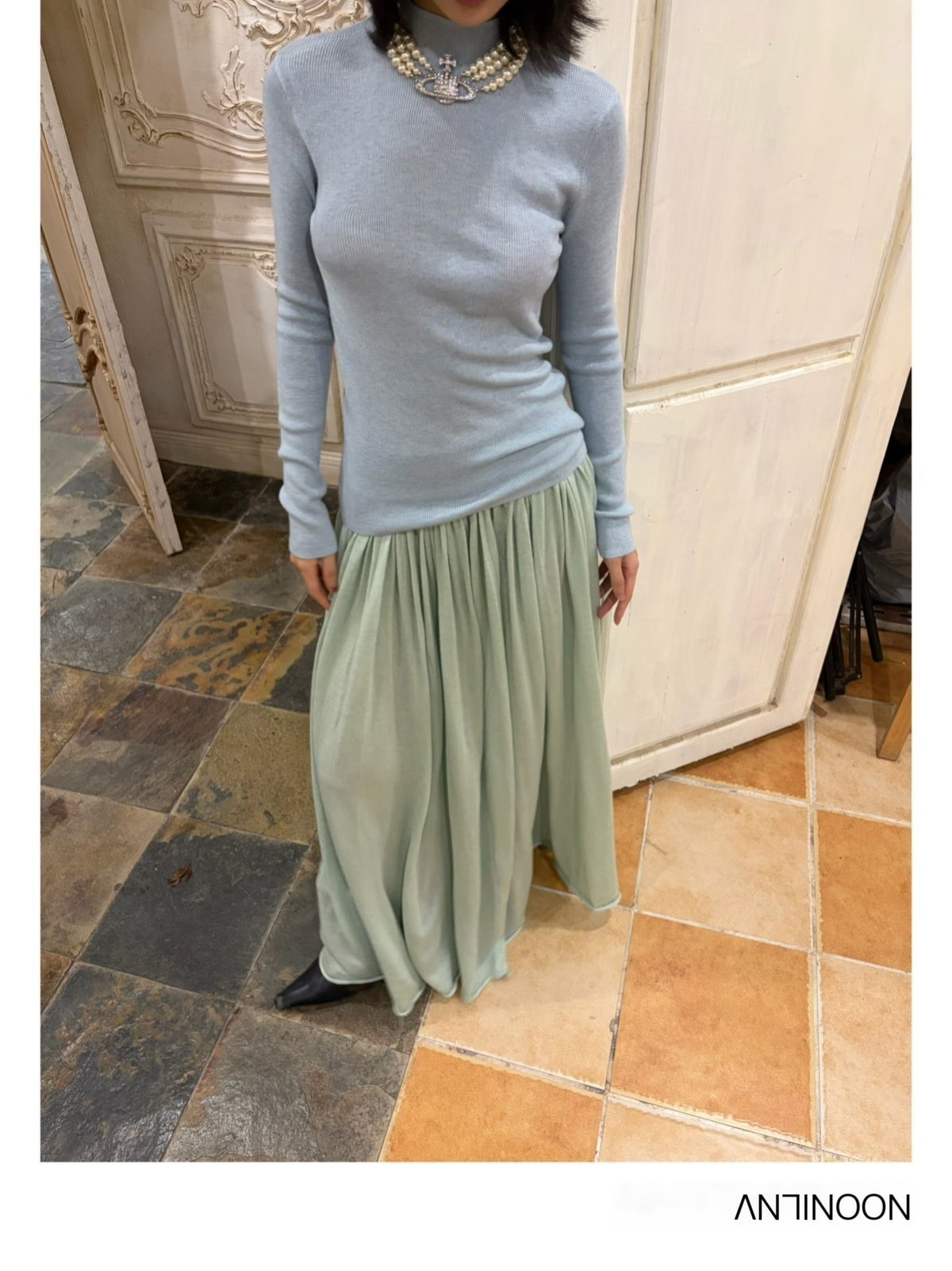 ANTIMOON_Slim_Fit_Half_Turtleneck_Long_Sleeve_Knit_Soft_Women's_Sweaters_1087468716854_MISSTT