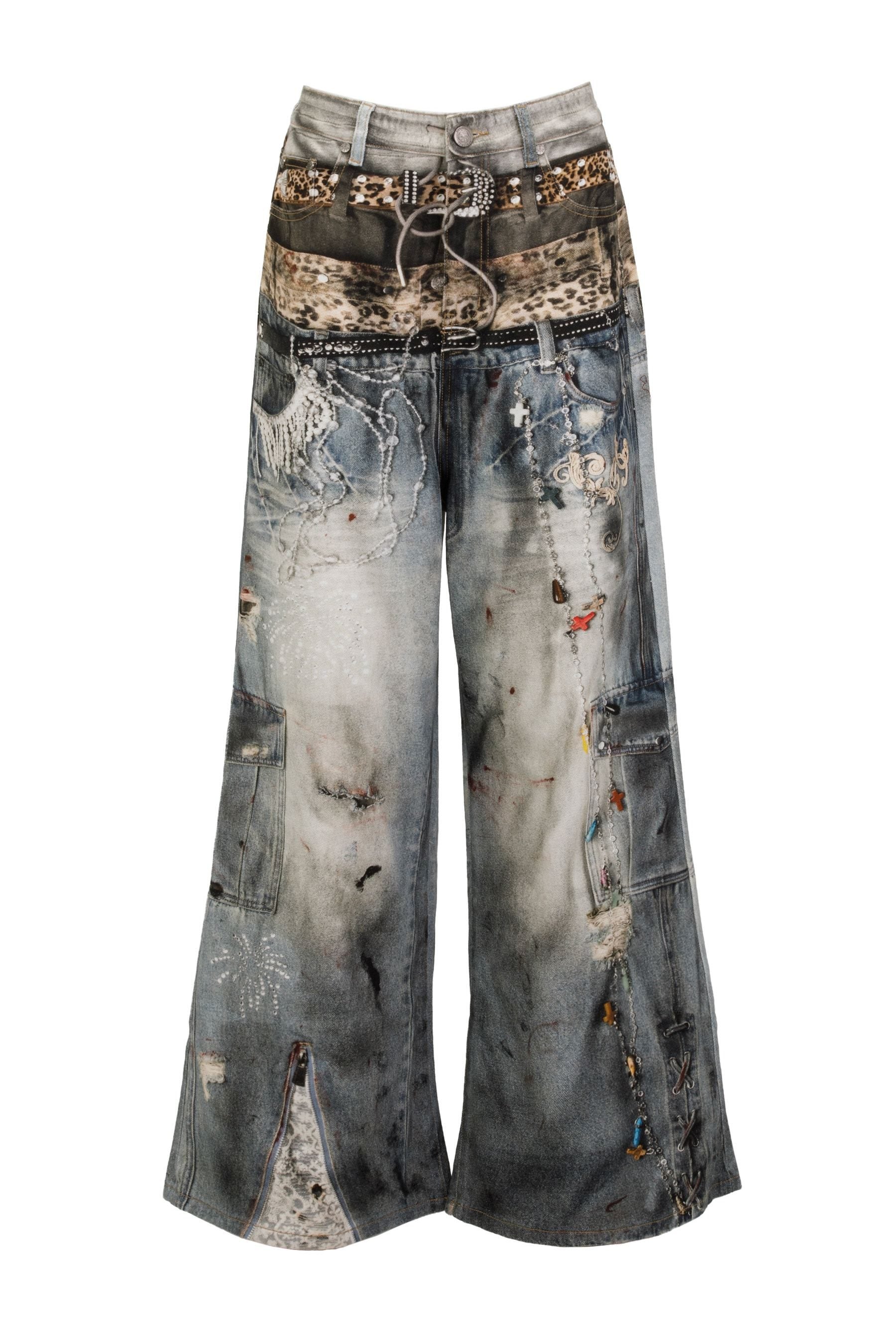 APRIORITY_3d_Textured_Print_Ripped_Distressed_Washed_Women's_Cotton_Straight-leg_Jeans_948036057765_MISSTT