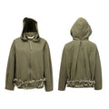 APRIORITY_Army_Green_Distressed_Frayed_Tassel_Vintage_Print_Women's_Cotton_Zip-up_Hoodies_974240291839_MISSTT