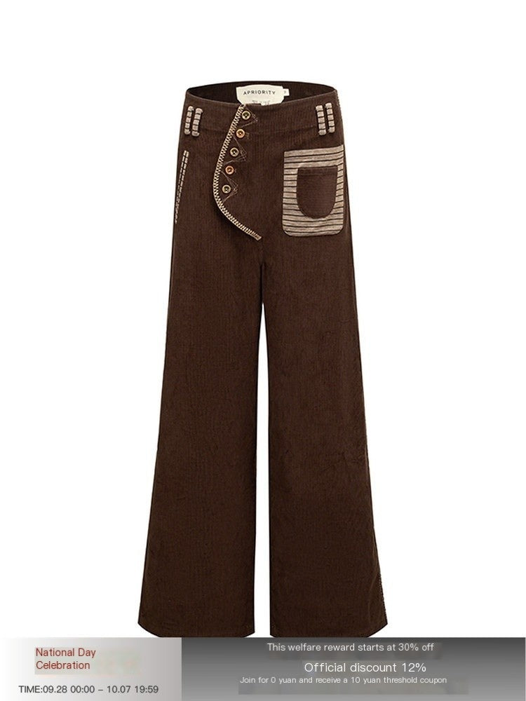 APRIORITY_Asymmetric_Pocket_Curved_Zip_Fly_Corduroy_Women's_Mid_High_Rise_Loose_Chinos_967144214925_MISSTT