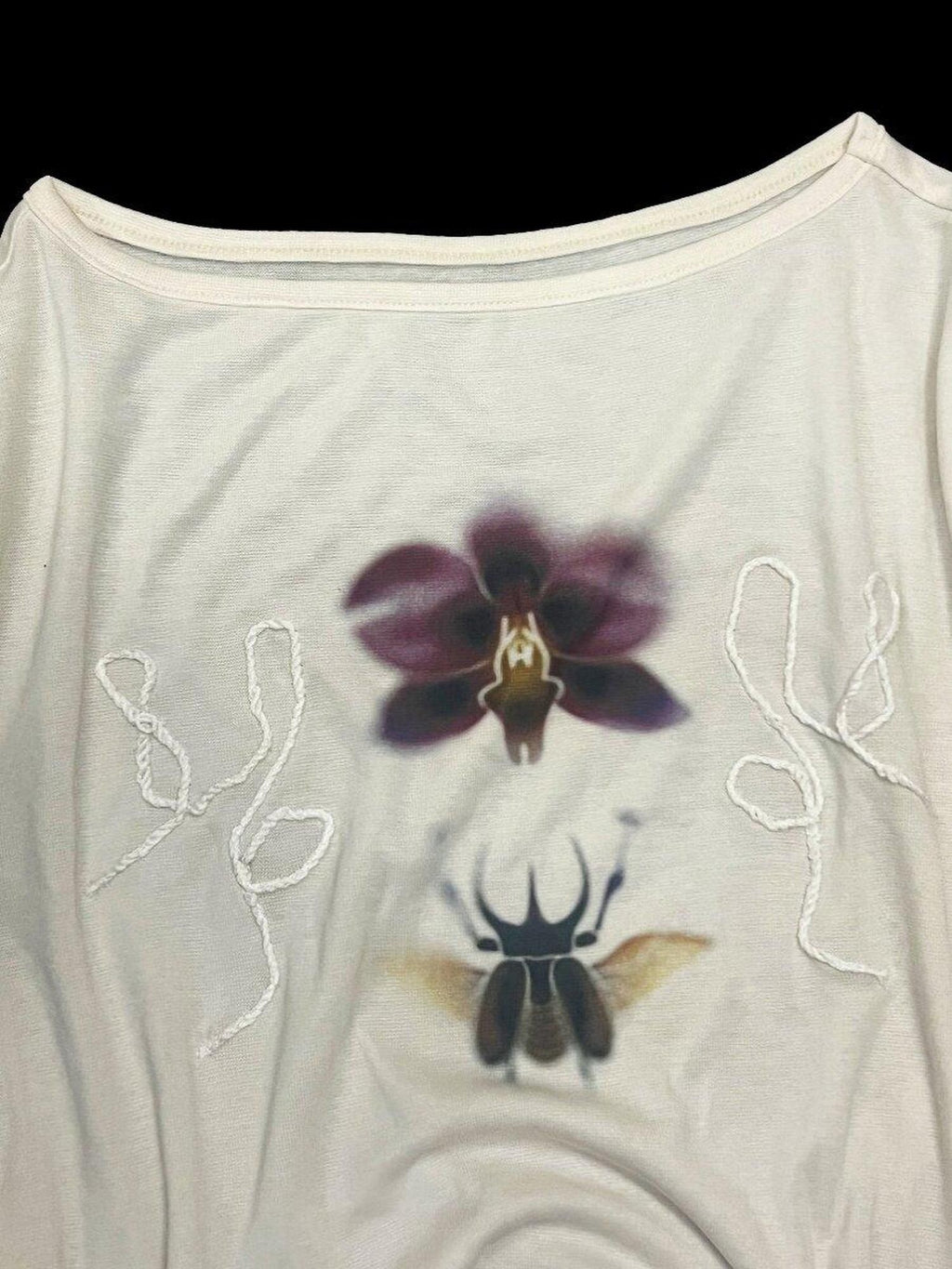 APRIORITY Beetle Orchid Cold Shoulder Women's Lyocell Merino Long Sleeve T-shirts
