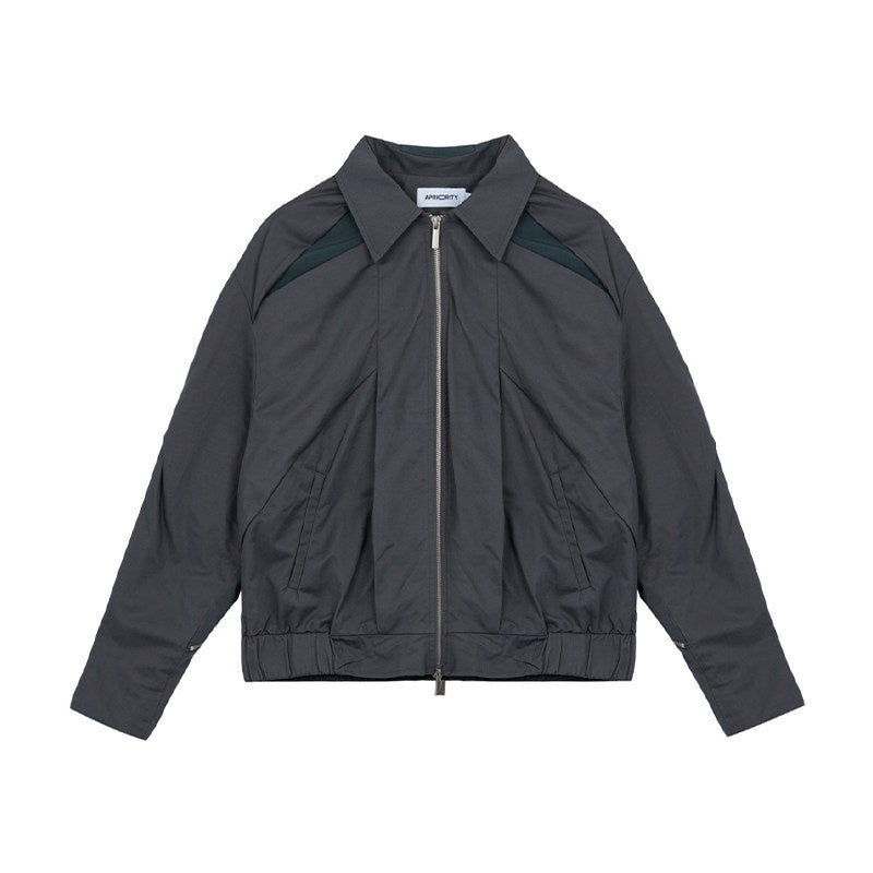 APRIORITY_Black_Grey_Patchwork_Engineer_Zipper_Women's_Cotton_Casual_Jackets_732115723035_MISSTT