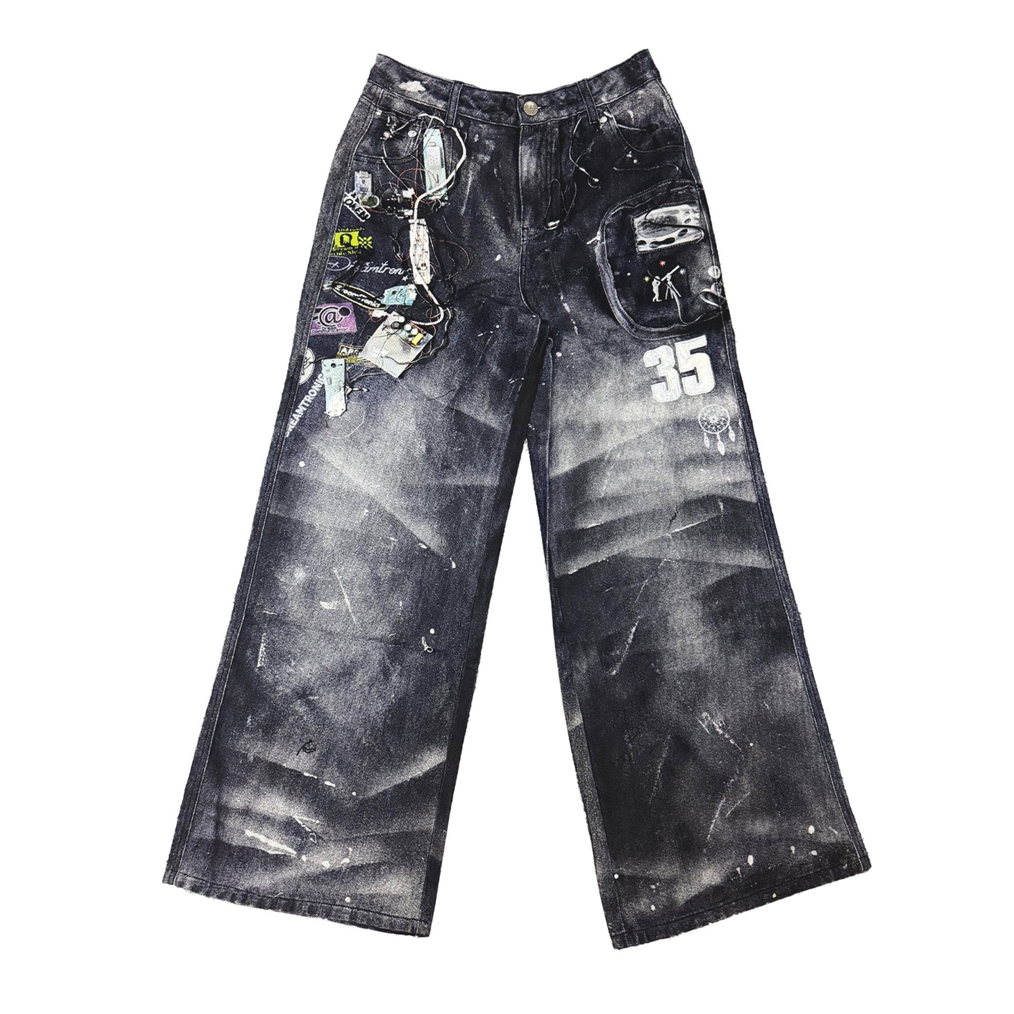 APRIORITY_Black_Ink_Splatter_3d_Print_Women's_Cotton_Loose_Straight-leg_Jeans_1051276289118_MISSTT