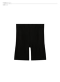 APRIORITY_Black_Slim_Fit_Logo_Elastic_Waist_Breathable_Women's_Quick_Dry_Cycling_Shorts_714677286925_MISSTT