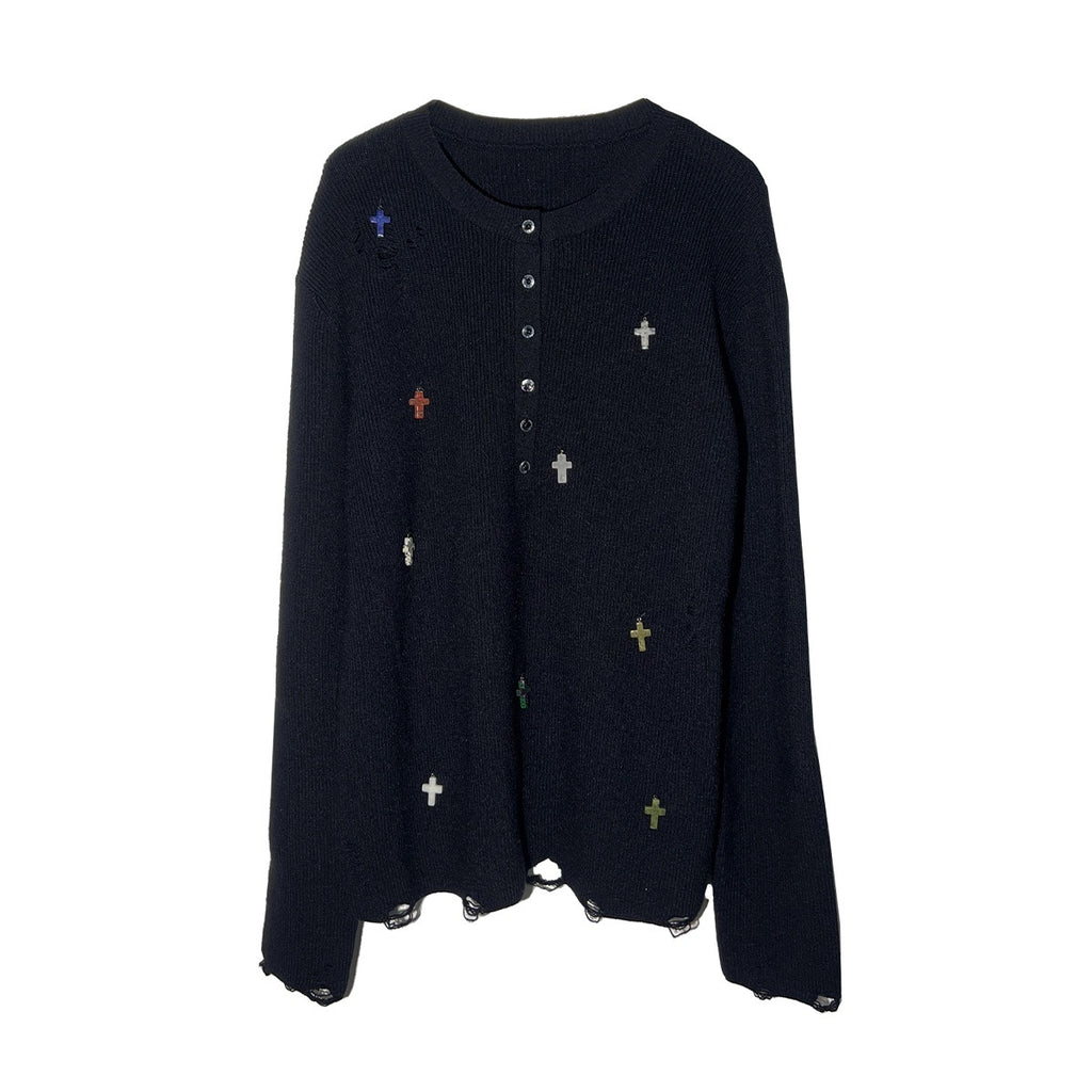 APRIORITY_Cross_Pendant_Henley_Button_Front_Wool_Blend_Women's_Crew_Neck_Sweaters_1083067553119_MISSTT