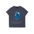 APRIORITY_Deep_Blue_Cropped_Slogan_Crewneck_Women's_Cotton_Short_Sleeve_T-shirts_768238168077_MISSTT