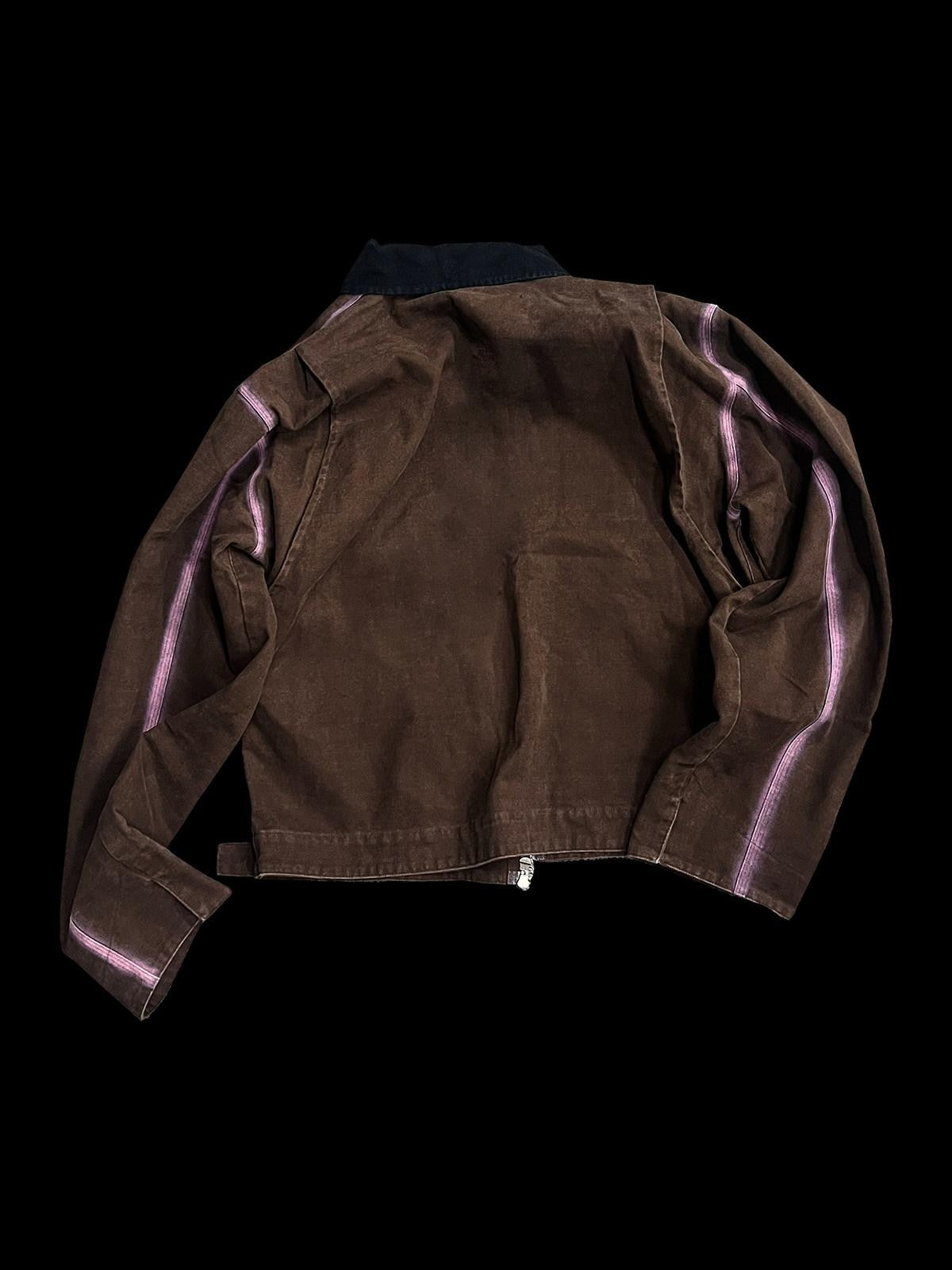APRIORITY Distressed Sequin Embroidered Patchwork Collar Women's Cotton Utility Jackets