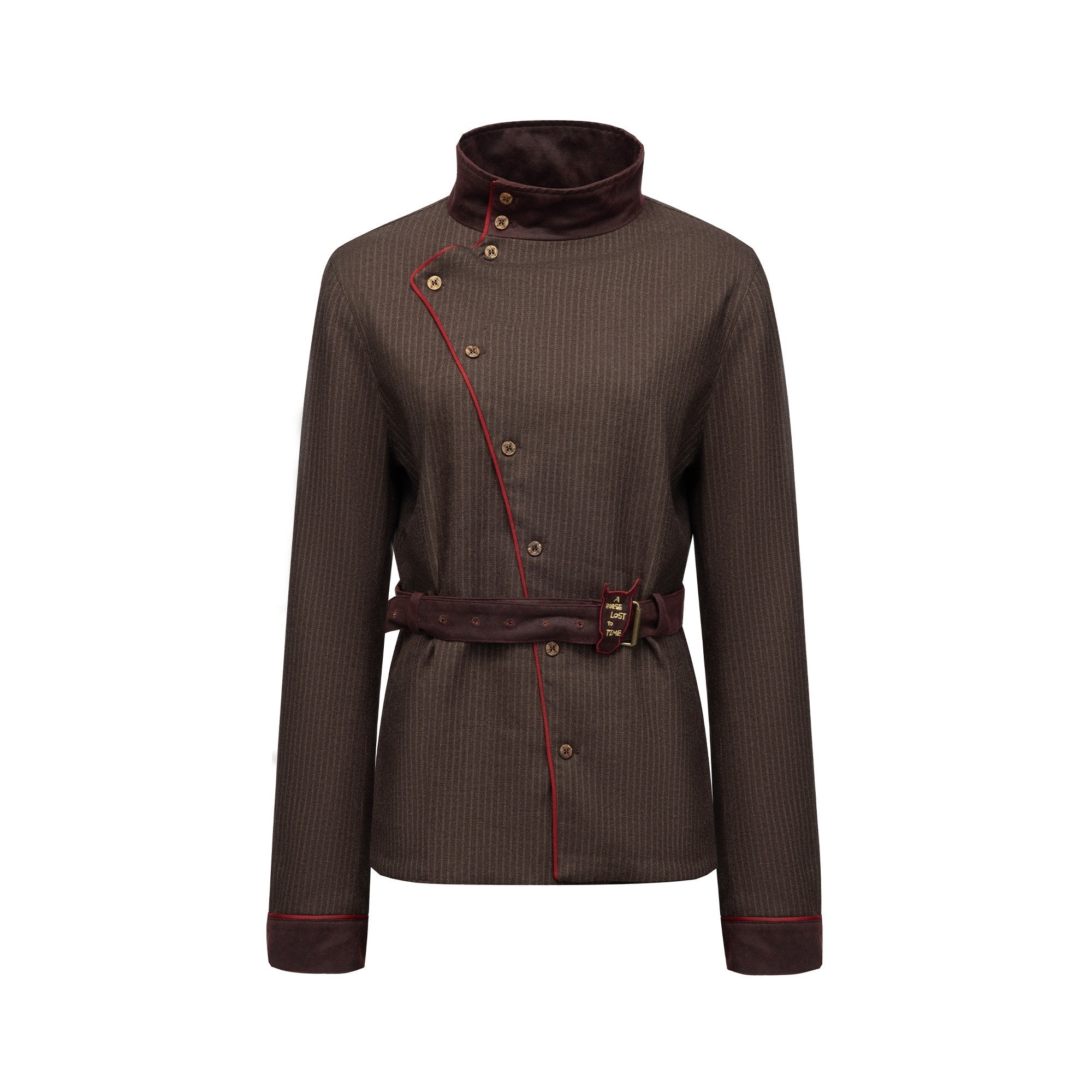 APRIORITY_Embroidered_Contrast_Asymmetrical_Stripe_Stand_Collar_Women's_Slim_Shirt_Jackets_1004152792757_MISSTT