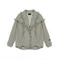APRIORITY_Emerald_Gemstone_Frayed_Blazer_Distressed_Loose_Women's_Cotton_Shirt_Jackets_738933734357_MISSTT