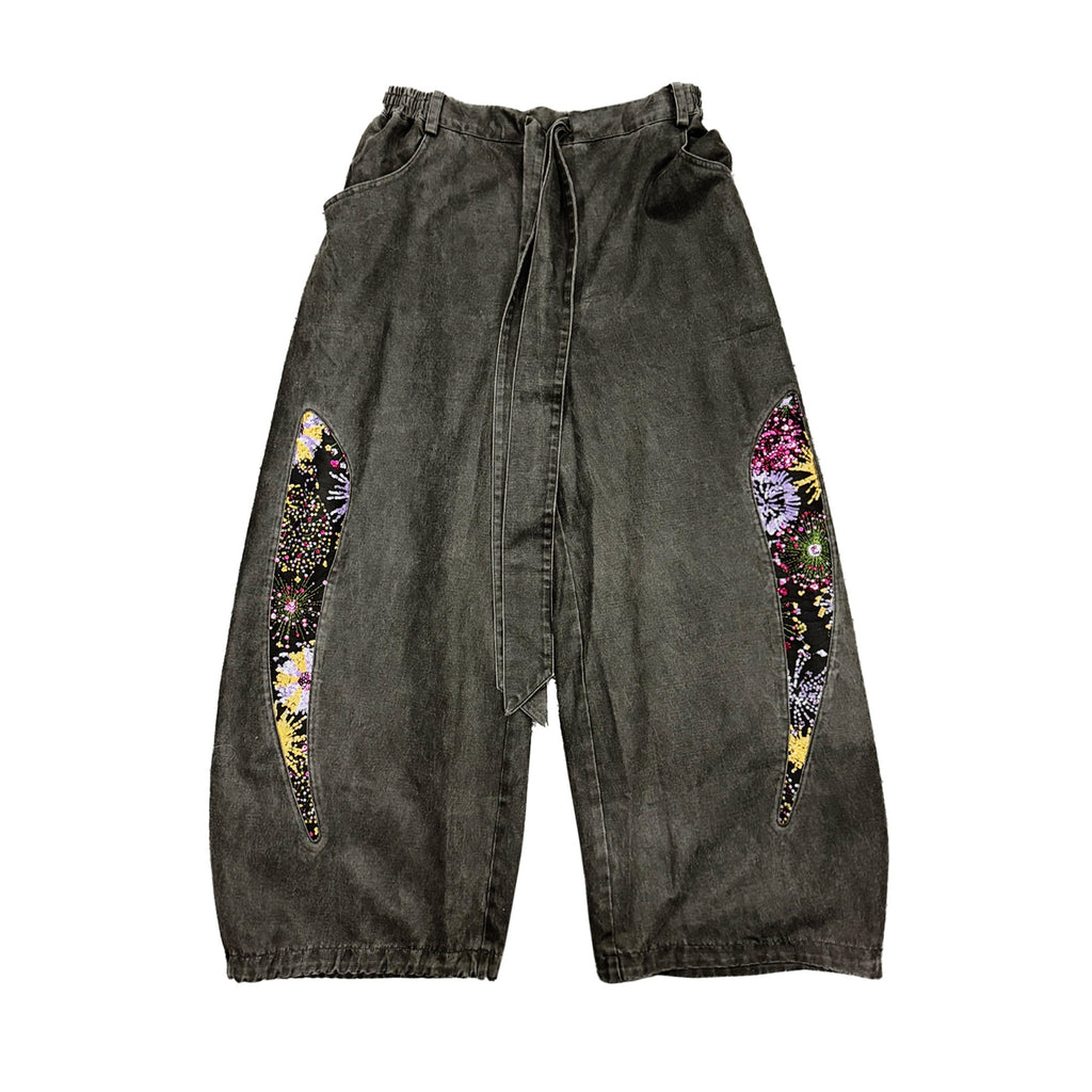 APRIORITY_Firework_Print_Enzyme_Wash_Waxy_Distressed_Curved_Leg_Women's_Polycotton_Chinos_1046967505046_MISSTT