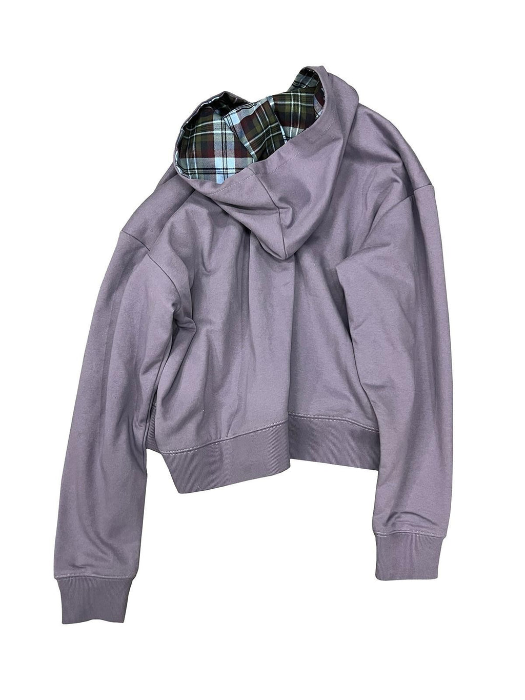APRIORITY Firework Sequin Embroidered 3d Plaid Women's Cotton Blend Hoodies