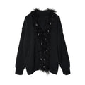 APRIORITY_Gothic_Cross_Pendant_Print_Faux_Fur_V-neck_Women's_Knit_Cardigans_1087833148932_MISSTT