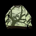 APRIORITY_Green_Allover_Tree_Print_Round_Neck_Women's_Wool_Blend_Sweaters_836732642761_MISSTT