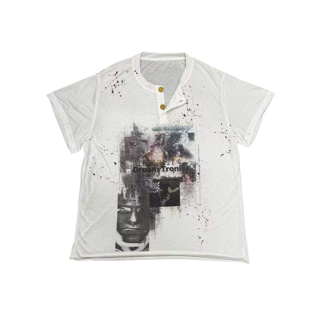 APRIORITY_Ink_Splatter_Portrait_Print_Women's_Linen_Blend_Henley_T-shirts_1052087348606_MISSTT