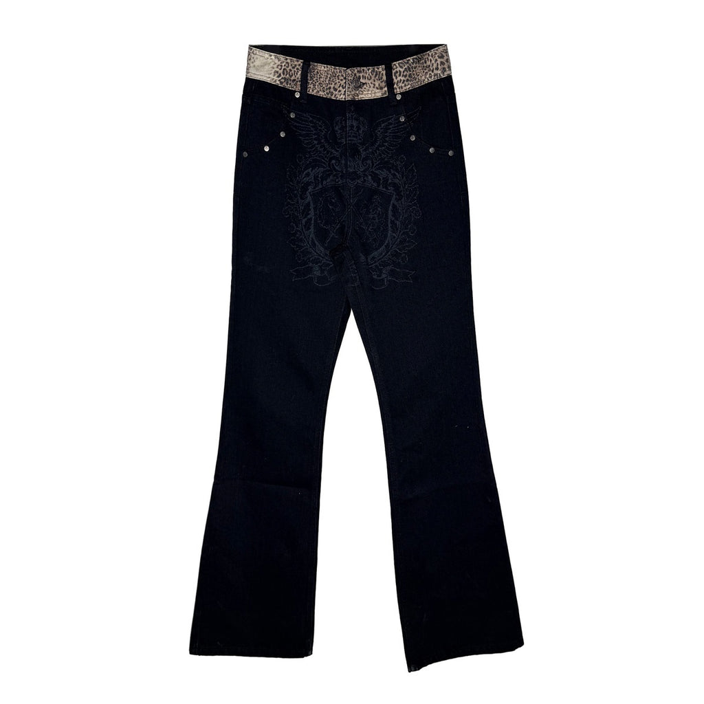 APRIORITY_Laser_Burnout_Leopard_Waist_Studded_Embroidered_Women's_Cotton_Blend_Straight_Jeans_1083727174595_MISSTT