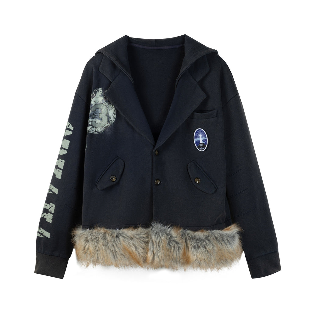 APRIORITY_Navy_Digital_Letter_Print_Blazer_Style_Women's_Cotton_Terry_Casual_Jackets_1001069527363_MISSTT