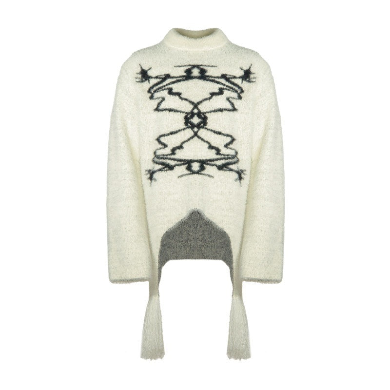 APRIORITY_Off_White_Faux_Mink_Fur_Tassel_Loose_Knit_Women's_Nylon_Acrylic_Sweaters_681445614402_MISSTT