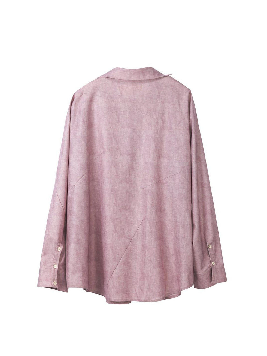 APRIORITY Pink Floral Tie Ruffle Pleated Collar Women's Polyester Blouses