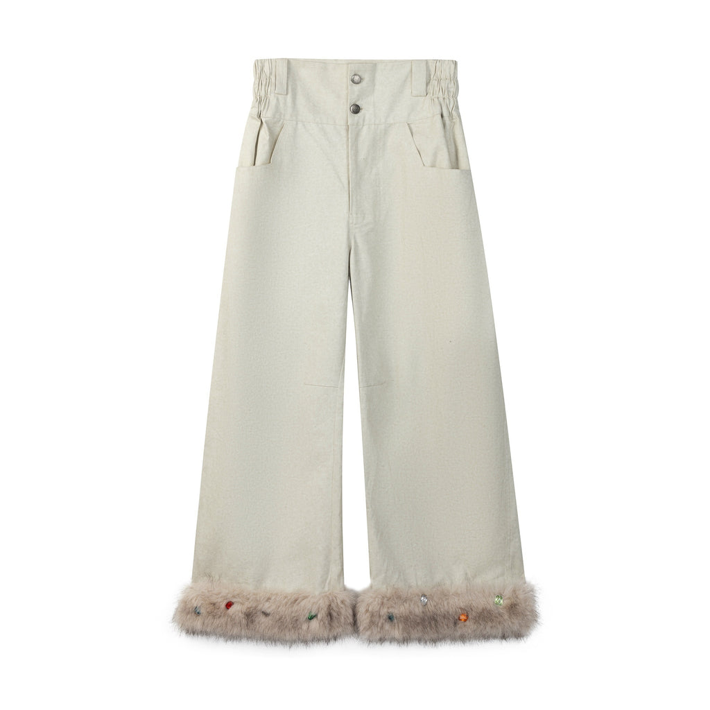 APRIORITY_Plush_Hem_Rhinestone_Splice_Distressed_Textured_Print_Women's_Cotton_Chinos_1003217424237_MISSTT
