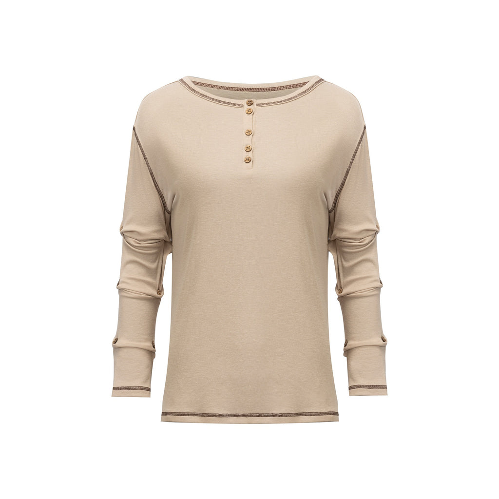 APRIORITY_Retro_Print_Stacked_Sleeves_Henley_Women's_Lyocell_Wool_Long_Sleeve_T-shirts_1003988651776_MISSTT