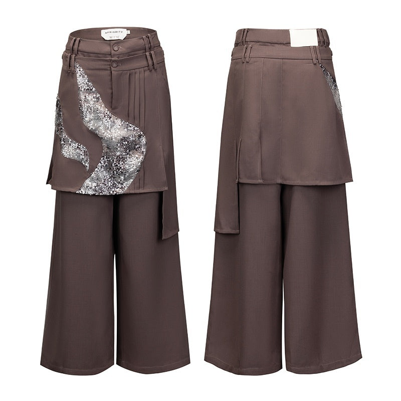 APRIORITY_Sequin_Embellished_Asymmetric_Wide_Leg_Mid_Low_Rise_Women's_Polyester_Chinos_958259519451_MISSTT