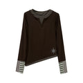 APRIORITY_Striped_Cuff_Print_Asymmetric_Hem_Women's_Long_Sleeve_T-shirts_1084905024335_MISSTT