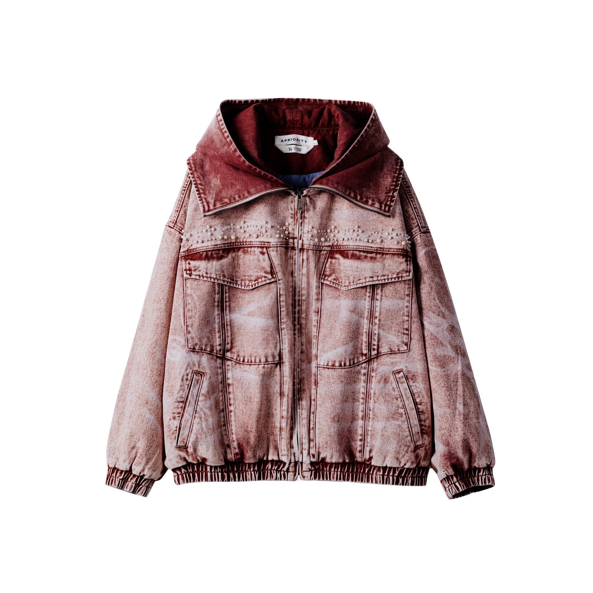 APRIORITY_Washed_Pink_Pearl_Double_Layer_Collar_Hooded_Women's_Cotton_Denim_Jackets_1015884552019_MISSTT