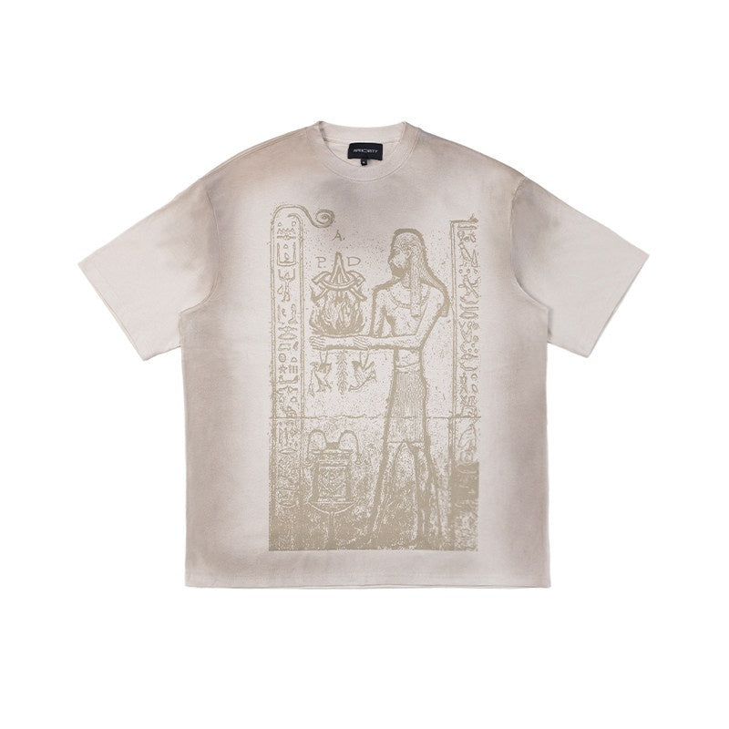 APRIORITY_White_Mural_Print_Women's_100_Percent_Cotton_Short_Sleeve_T-shirts_768447593966_MISSTT