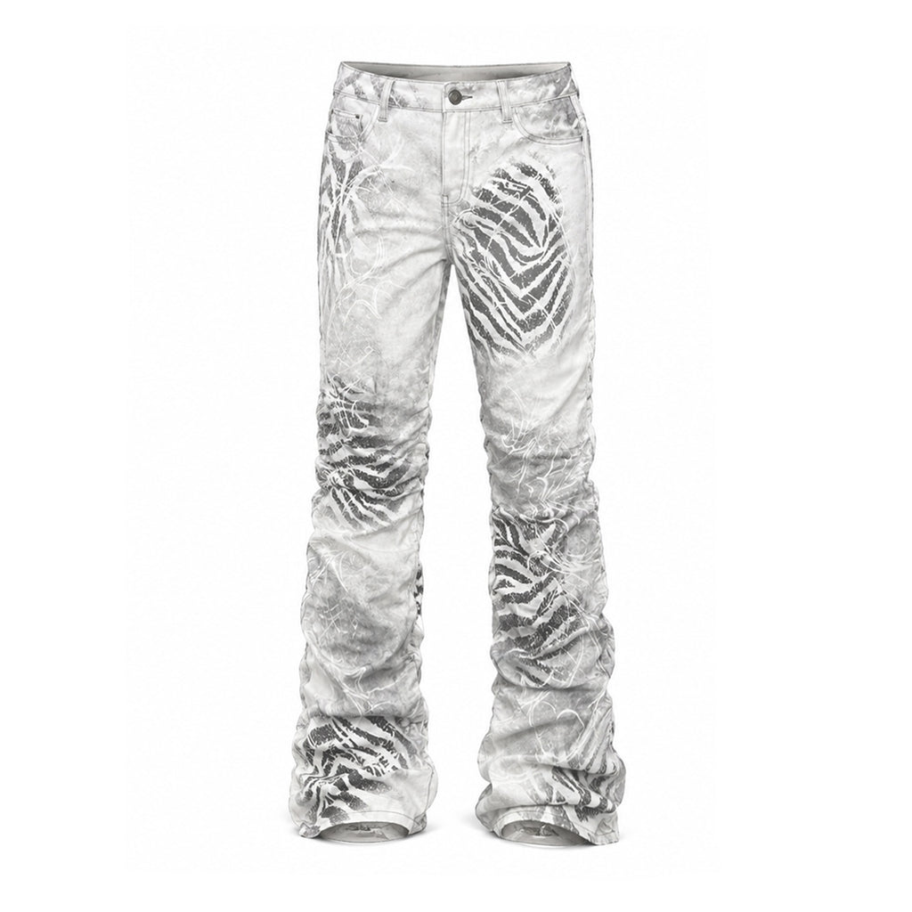 APRIORITY_Zebra_Print_Side_Ruched_Stacked_Women's_Cotton_Straight_Jeans_1073968987333_MISSTT