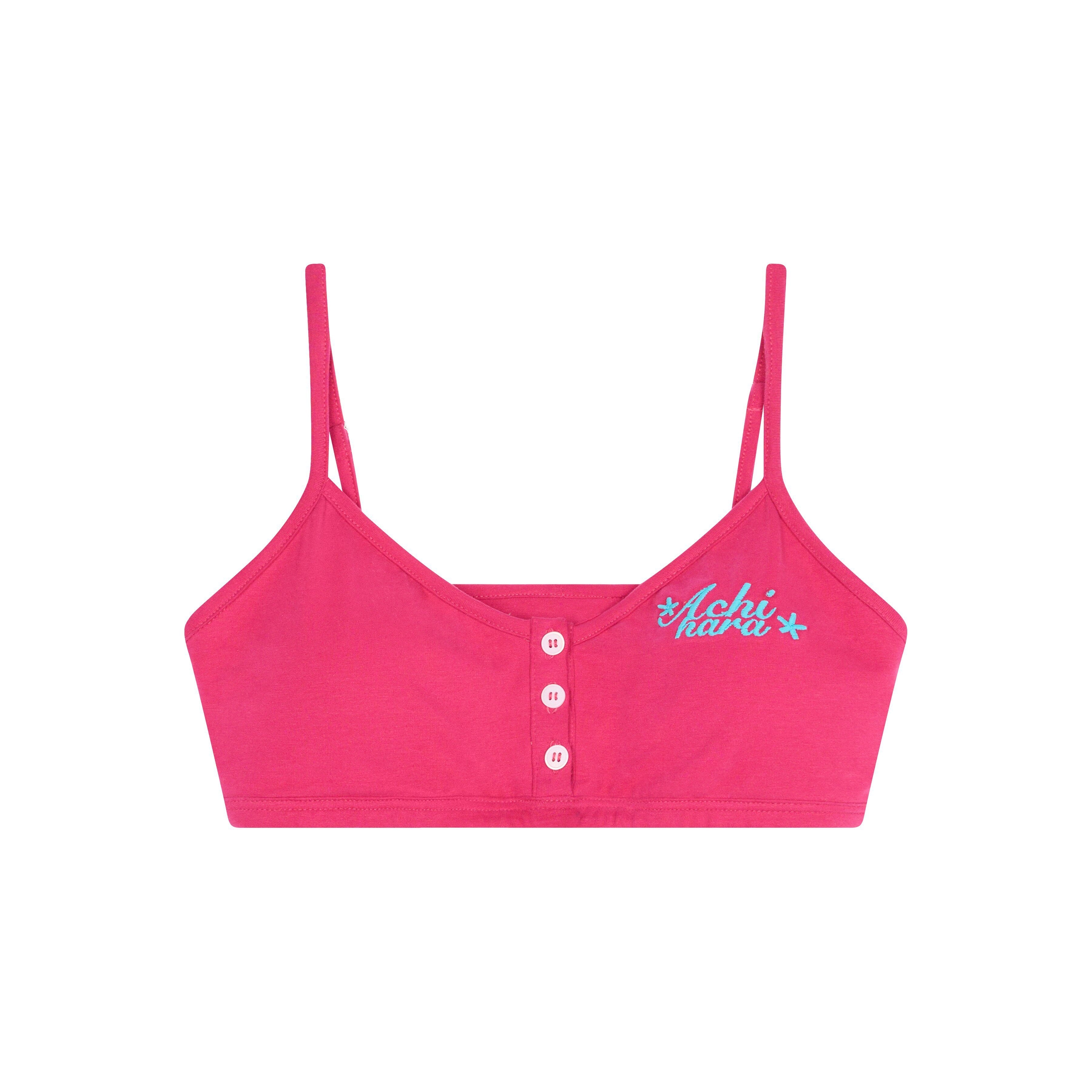 Achihara_Bandeau_Vest_Front_Clasp_Fixed_Double_Straps_Women'S_Sports_Bikinis_MISSTT