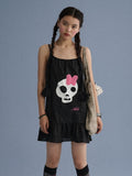 Achihara_Black_A_Line_Sleeveless_Loose_Women'S_Linen_Slip_Mini_Dresses_MISSTT