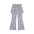 Achihara_Blueberry_Camo_Skirt_Drawstring_Women'S_Poly_Cotton_Flare_Pants_MISSTT