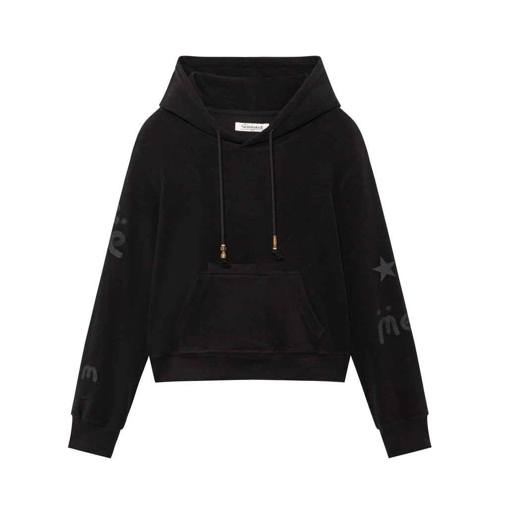 Achihara_Brushed_Hooded_Scaredy_Cat_Print_Women'S_Polyester_Blend_Hoodies_MISSTT