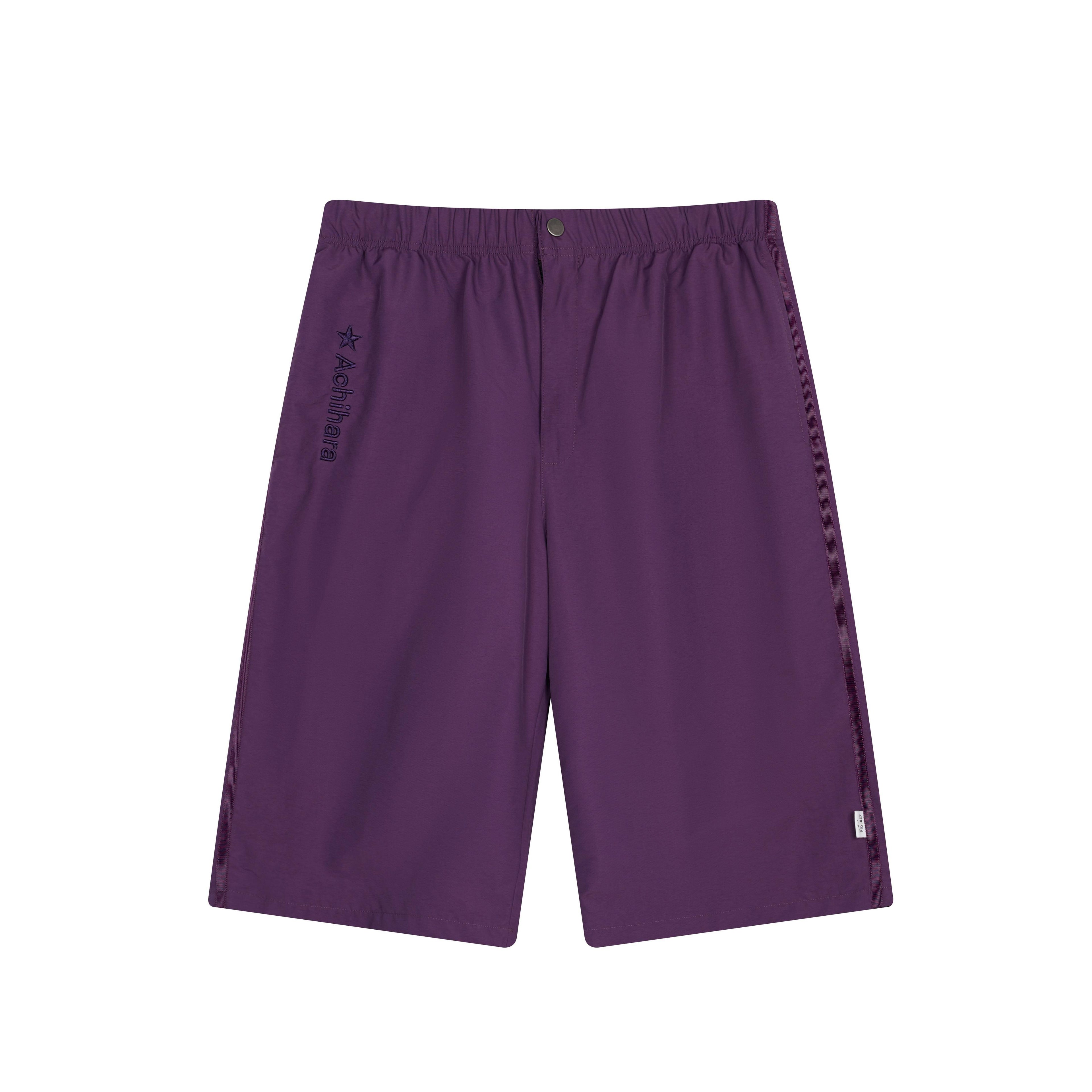 Achihara_Bubble_Cone_Pockets_Relaxed_Straight_Women'S_Nylon_Capri_Pants_MISSTT