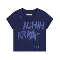 Achihara_Candied_Fruit_Print_V-neck_Raw_Hem_Women'S_Viscose_Blend_Short_Sleeve_T-Shirts_MISSTT