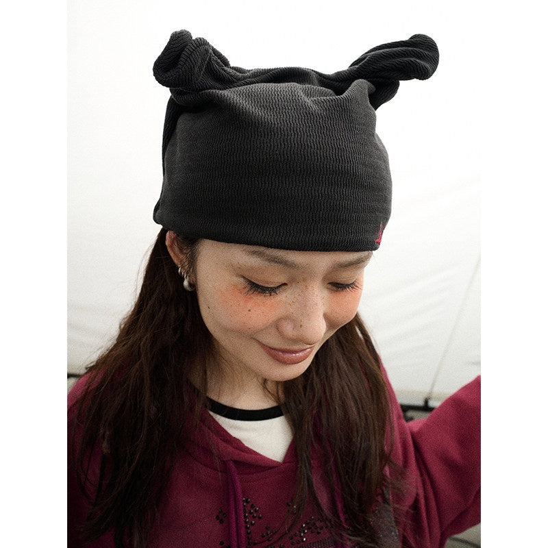 Achihara_Cat_Ear_Brimless_Twist_Knot_Ear_Flap_Street_Women'S_Cotton_Winter_Hats_MISSTT