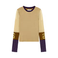 Achihara_Colorblock_Patchwork_Cross_Stripe_Women'S_Polyester_Spandex_Long_Sleeve_T-Shirts_MISSTT